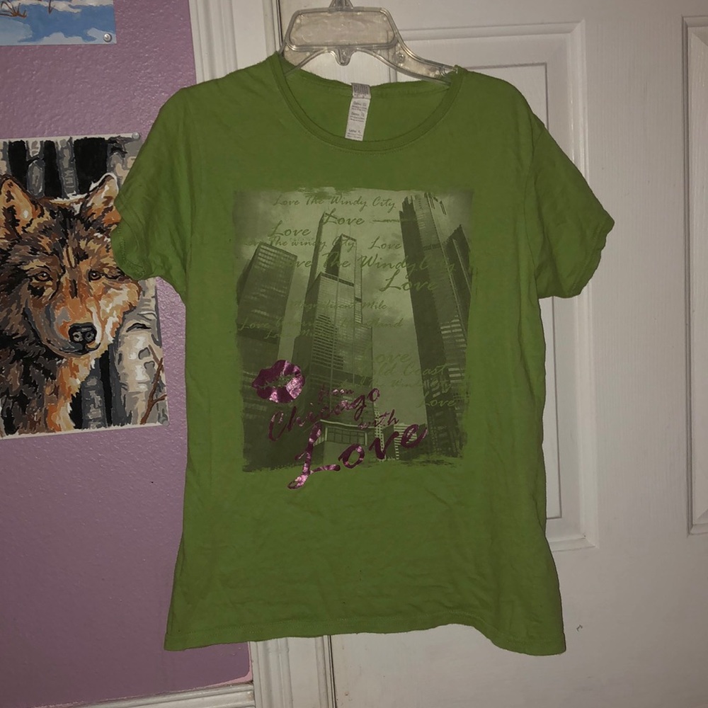 Chicago Print Top